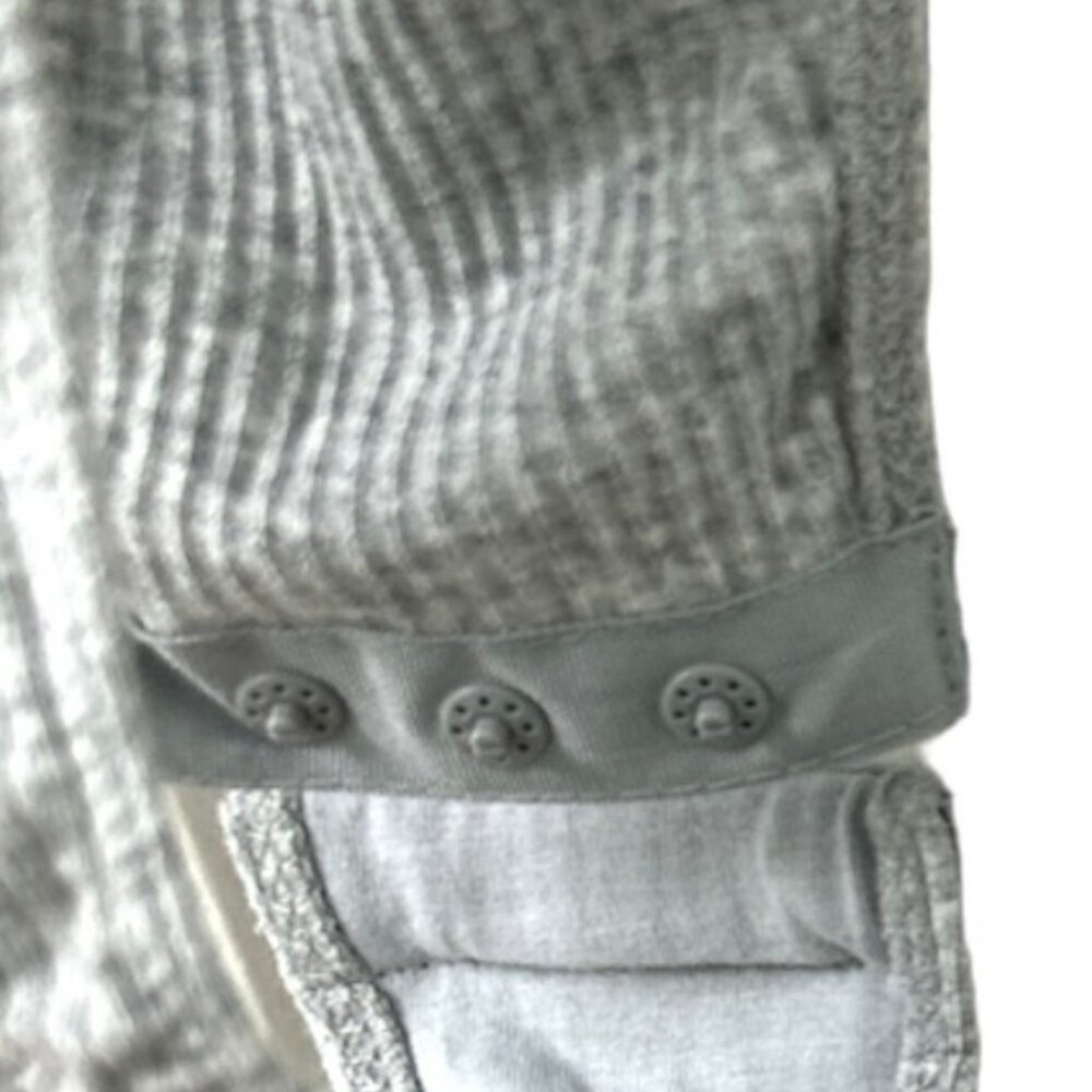 Jenni Intimates Classics Women's Square Neck Ribbed Gray Bodysuit - Picture 4 of 6